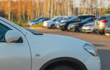 Obraz premium Car parking