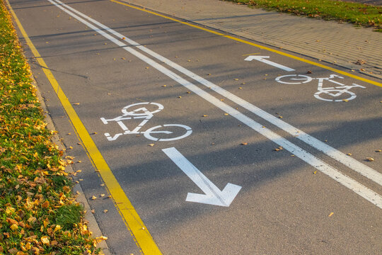 Bike path in the park
