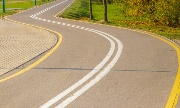 Bike path in the park