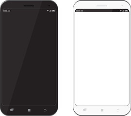 Mobile Phone Case Black White Vector