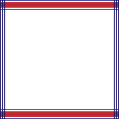 Patriotic border divider american usa flag.