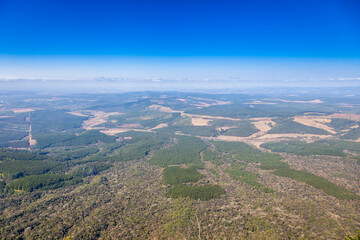 The view from Gods window on the escarpment near Graskop, South Africa.