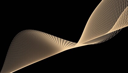 Abstract 3d mesh wave background. Futuristic technology style. Elegant background for business presentations.