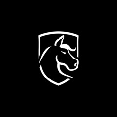 Vector mascot, cartoon of horse, 
Vector illustration icons and logo design elements - horse vector