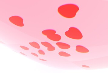 pink background with hearts