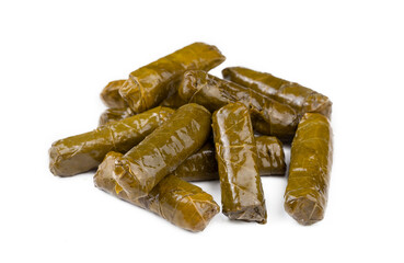 Traditional delicious Turkish foods; stuffed leaves (yaprak sarmasi)