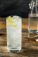 Refreshing Cold Tequila Ranch Water Cocktail