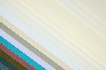 Multicolored paper background top view