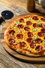 Homemade Spicy Jalapeno Pepperoni PIzza