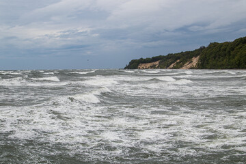 Fototapeta na wymiar Coastline on the Baltic Sea 