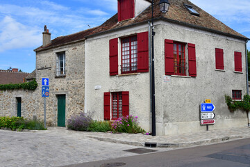 Barbizon, France - august 21 2020 : the picturesque village