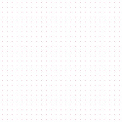 Grid paper. Dotted grid on white background. Abstract dotted transparent illustration with dots. White geometric seamless pattern for school, copybooks, notebooks, diary, notes, banners, print, books.