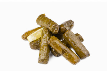 Traditional delicious Turkish foods; stuffed leaves (yaprak sarmasi)