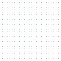 Grid paper. Dotted grid on white background. Abstract dotted transparent illustration with dots. White geometric pattern for school, copybooks, notebooks, diary, notes, banners, print, books.