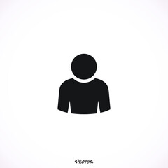 Illustration of people icon silhouettes vector. Social icon. Flat style design.