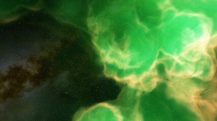 Space background with nebula and stars, nebula in deep space, abstract colorful background 3d render