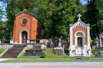 Lychakiv cemetery in Lviv, Ukraine