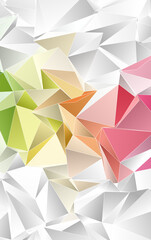 3d Triangles, abstract  background. Design wallpaper.