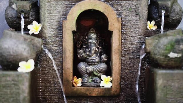 Ganesha statue font in Bali