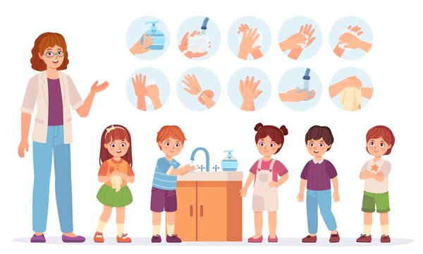 Kids Washing Hands Images – Browse 30,708 Stock Photos, Vectors, and Video  | Adobe Stock