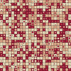Abstract Geometric Pattern generative computational art illustration