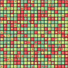 Abstract Geometric Pattern generative computational art illustration