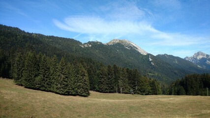 panorama of the mountains