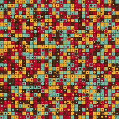 Abstract Geometric Pattern generative computational art illustration