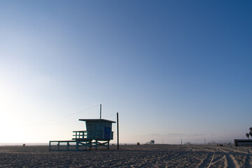 Sunset on a California beach