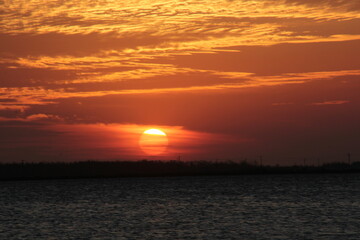 Naklejka premium Sunset Brazil