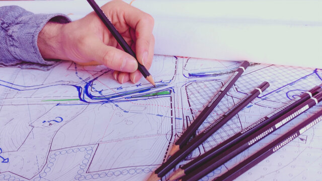 Urban project design and sketch work.