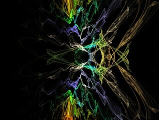 Imaginatory fractal background Image