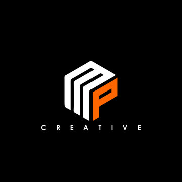 MP Letter Initial Logo Design Template Vector Illustration