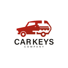 Obraz premium Car keys icon services logo design