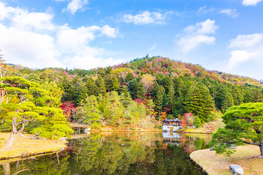 秋の日本庭園 京都 修学院離宮