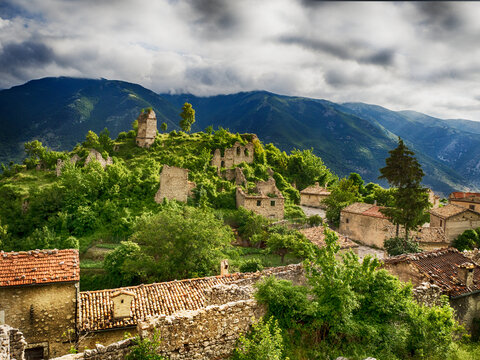 Frattura vecchia, Scanno, L'Aquila, Abruzzo, Italy