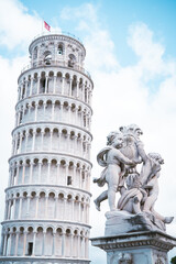 Pisa tower in Tuscany Italy 