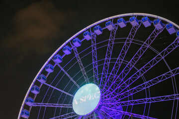 Hong Kong Observation Wheel at night