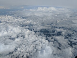 view of the clouds