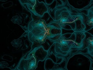 Imaginatory fractal background Image