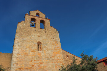 Fototapeta na wymiar Occitanie - Languedoc-Roussillon - Sainte-Colombe de la Commanderie - Eglise Sainte-Colombe