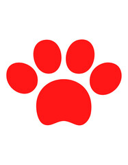 Red Dog Paw