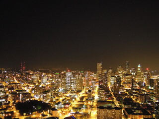 Night View from The Space Needle