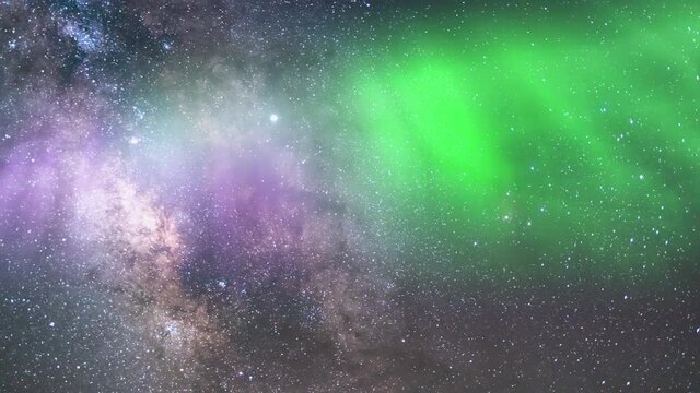 Aurora Milky Way Galaxy Time Lapse South 50mm Aquarids Meteor Shower Sunrise