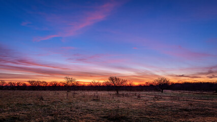 Sunrise in northern Texas