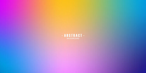 bstract blurred gradient background. Colorful smooth banner template. Mesh backdrop with bright colors. Vector