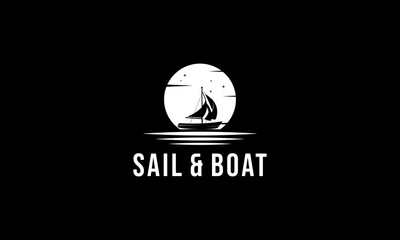 Sailing and boat logo design 