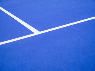 Fototapeta na wymiar Blue Tennis Court