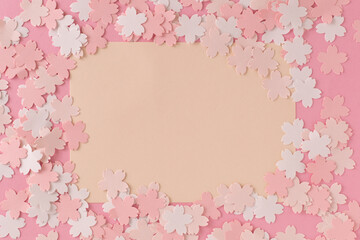 卒業・入学イメージ　サクラのフレーム