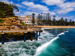 Terrigal Boardwalk from main beach to the Haven 